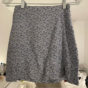 Brandy Melville Floral Mini Skirt